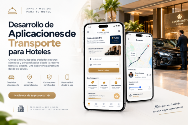 Aplicaciones de Transporte para Hoteles 🏨📱 | Soluciones a Medida